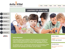 Tablet Screenshot of anitakittel.de